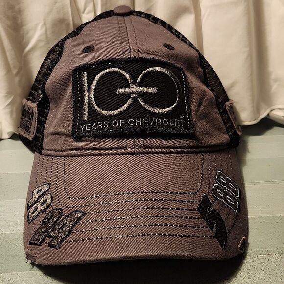 Chase Authentics 100 Years of Chevrolet Nascar Velcroback Hat - New - Picture 1 of 9
